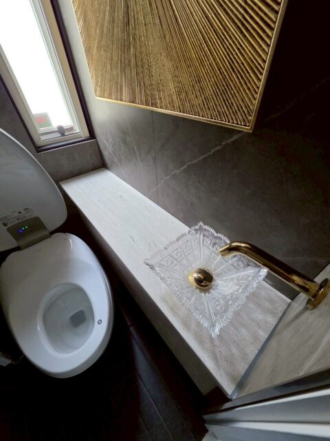 戸建てリノベーション東京都目黒区トイレ造作収納